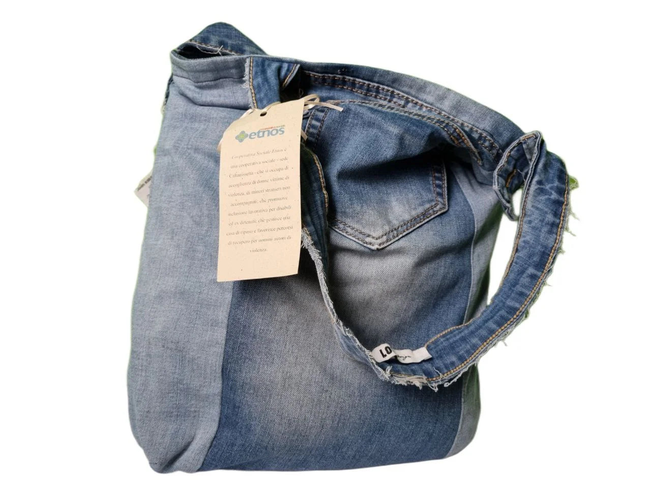 Borsa di jeans chiaro o scuro